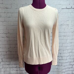 Ann Taylor loft pale pink sweater size small